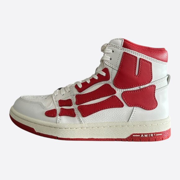 Amiri White & Red Skeleton High Tops - Picture 3 of 7